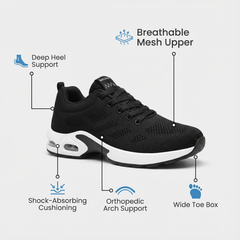 Orthora™ Pro – 12-Hour Shift Shoes for Heel & Plantar Fasciitis Relief (Unisex)