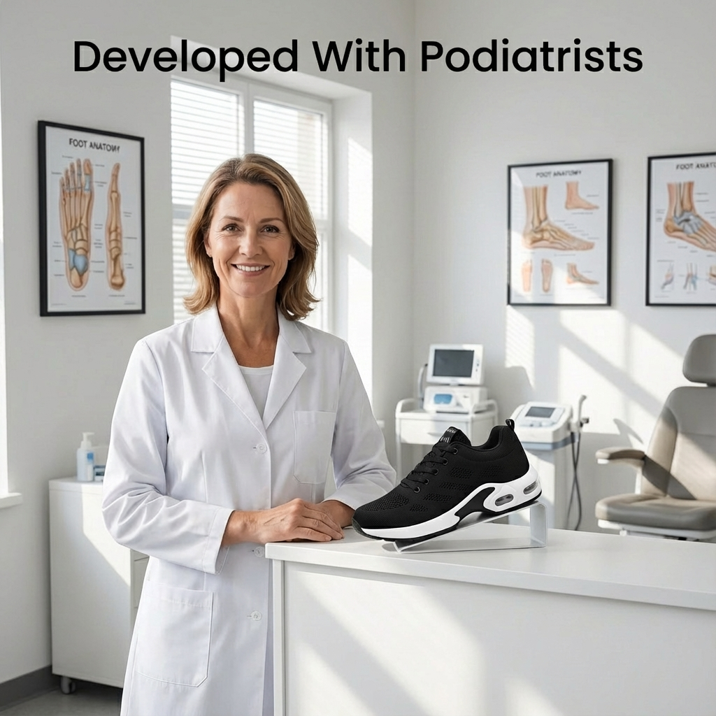 Orthora™ Pro – 12-Hour Shift Shoes for All-Day Foot, Knee & Back Pain Relief (BOGO)