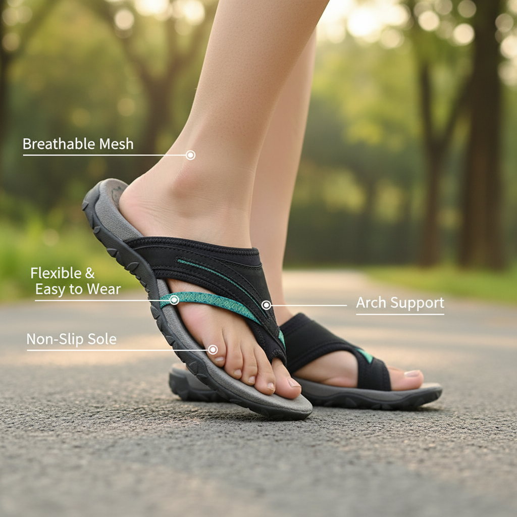 OrthoFlips™ – All-Day Comfort & Pain-Free Orthopedic Sandals