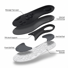 Pain Relief Insoles for Foot, Knee & Back Pain