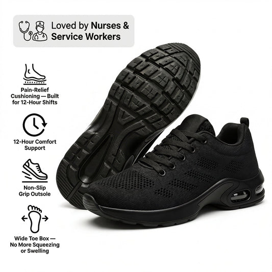 Orthora™ Pro – 12-Hour Shift Shoes for All-Day Foot, Knee & Back Pain Relief (BOGO)