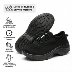 ShiftPro™ – 12-Hour Comfort Shoes for Heel & Plantar Fasciitis Relief (BOGO)