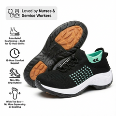 ShiftPro™ – 12-Hour Comfort Shoes for Heel & Plantar Fasciitis Relief (BOGO)