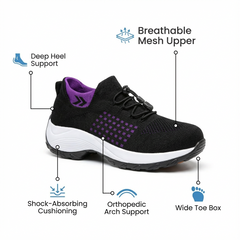 ShiftPro™ – 12-Hour Comfort Shoes for Heel & Plantar Fasciitis Relief (BOGO)
