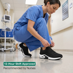 Orthora™ Pro — 12-Hour Shift Shoes for All-Day Foot, Knee & Back Pain Relief