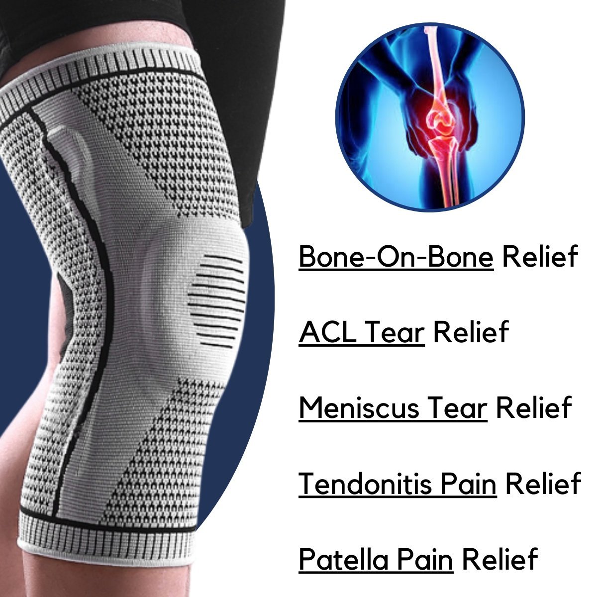 Orthora™ FlexKnee Support - Knee Compression Sleeves